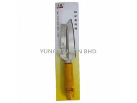 ZL-017#PEELER WITH WOODEN HANDLE(ZHI LI)